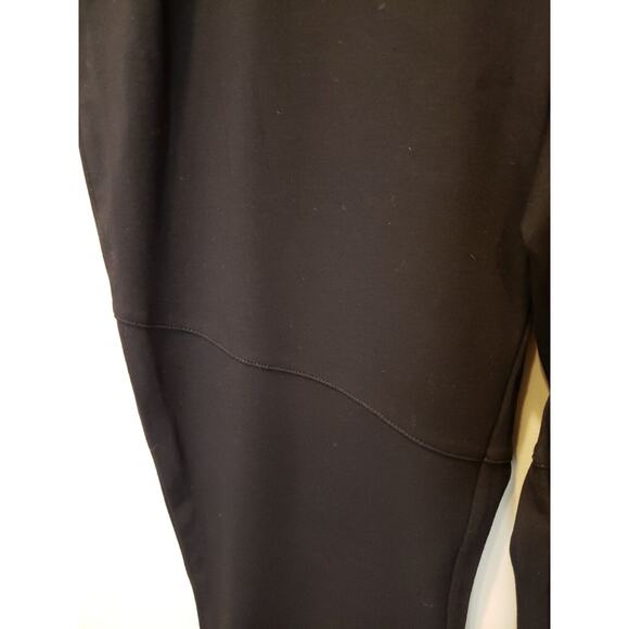 Eileen Fisher Elastic Waist Black Pants with Zipper Slits X Large Minimalist - Picture 4 of 11